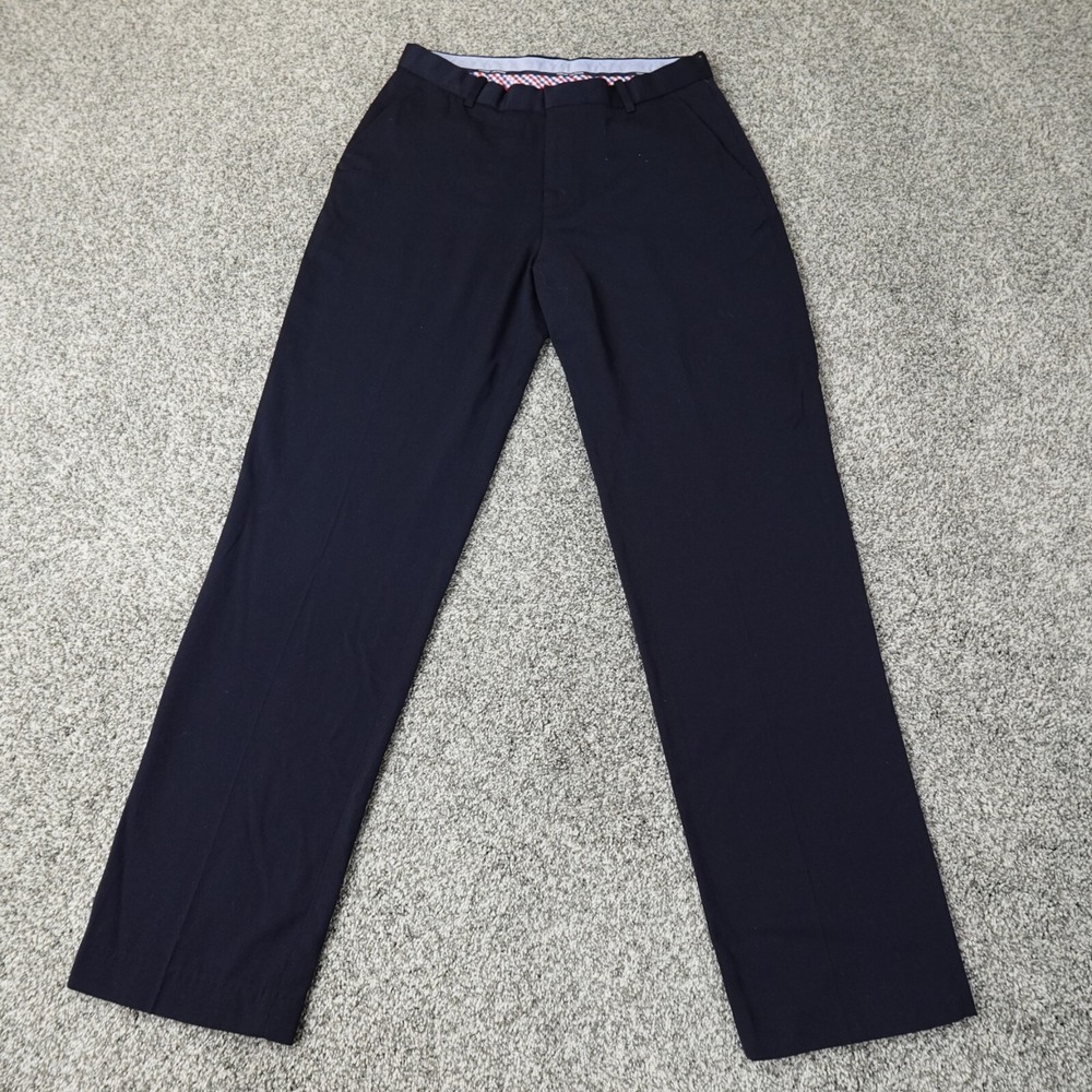 Tommy Hilfiger Pants Boys 20 Blue Chino Trouser Wool Blend Dress Slacks 30X31